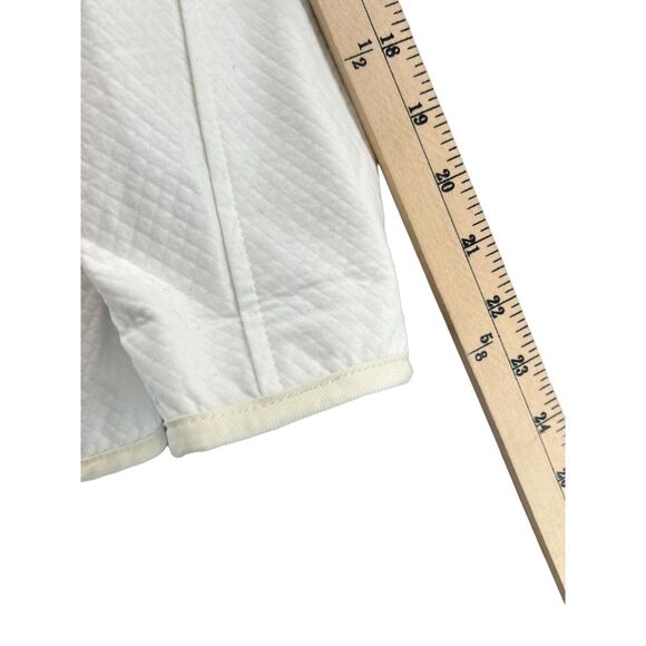 Rag & Bone Abby Jacket Womens XS White Cotton Relaxed Fit Open Belted Minimalist - Picture 9 of 13